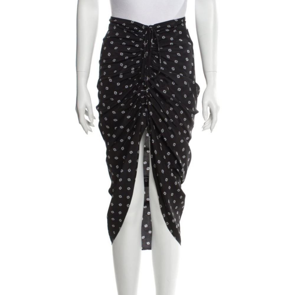 Veronica beard Silk Midi Skirt